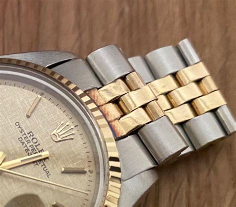 rolex gold tarnish